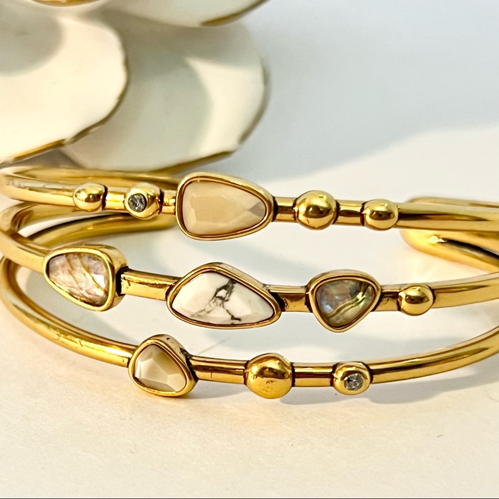 NWOT Kendra Scott Ivy statement stacked Bracelet